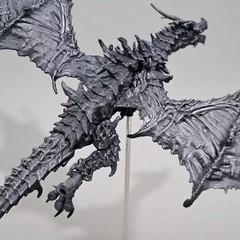 Game of Thrones Skyrim Dragon Figure: Alduin The World-Eater Collectible Statue