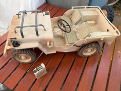 2002 1/6 GI Joe Desert Patrol 1941 Willys Jeep Hasbro used