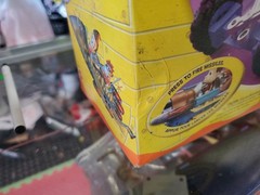 Jimmy Neutron Boy Genius Build & Blast Air Rocket NIFSB 2001 Mattel sealed
