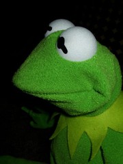 KERMIT FROG FULL BODY HAND PUPPET PROFESIONAL PUPPET Wired Hands,plus arm Rod