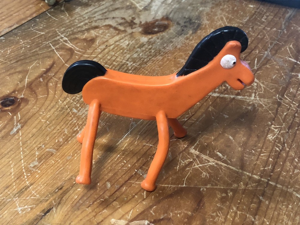 Gumby’s Friend Pokey Horse Bendable Rubber Figure 5 Inches Jessco