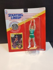 JORDAN MAGIC BIRD 1991 KENNER STARTING LINEUP NEW IN BOX WITH COLLECTOR COIN