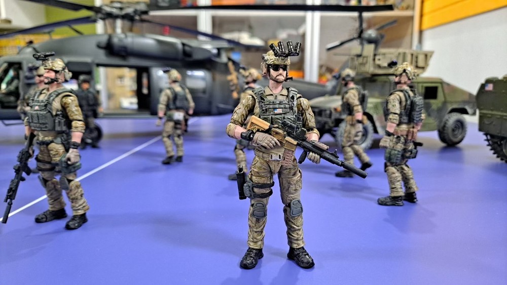 Custom 10 pcs 1/18 HK416 Assault Rifle models for 3.75″ action figure unpainted