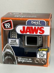 Tiny TV Classics Best Clips Scenes from Jaws Basic Fun Open Box Needs Batteries