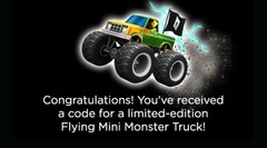 R0BLOX Toy Code – Flying Mini Monster Truck | With Special Effect (Rare Code)