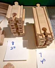 108 Piece Lot Thomas The Train Wooden Tracks Road Risers