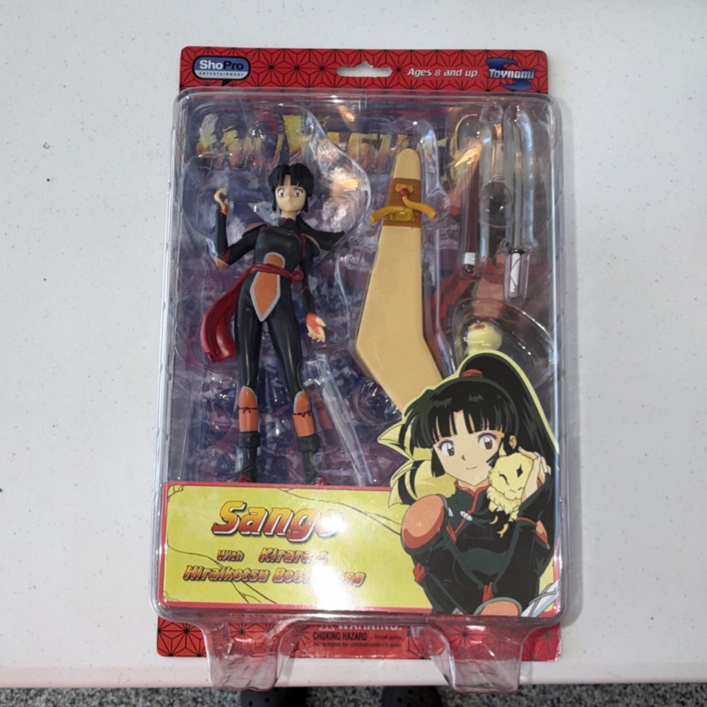 Toynami Sango Action Figure with Hiraikotsu Boomerang Boxed Inuyasha Anime
