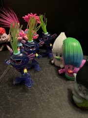 Lot of 12 Trolls Figures Characters Toys Dolls World Tour Finger Puppets Etc