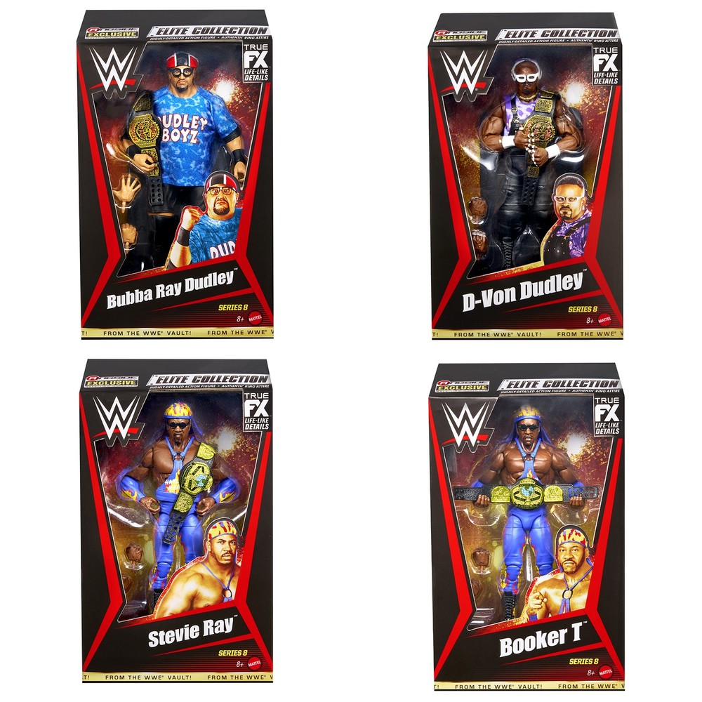 WWE From the Vault Series 8 – Set of 4 (Dudley Boyz & Harlem Heat) Wrestling