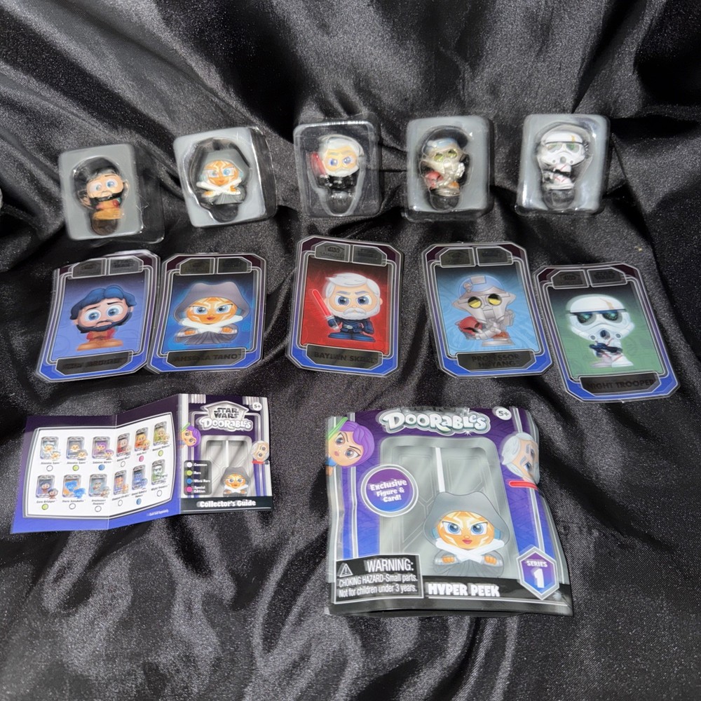 Disney Star Wars Doorables Hyper Peek Figure Lot of 5 Different Figures