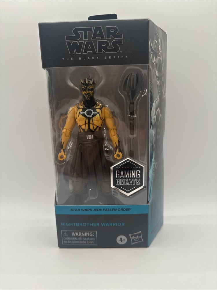 Star Wars The Black Series NIGHTBROTHER WARRIOR Gamestop Exclusive Gaming Greats
