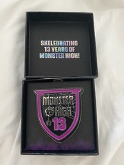 2023 SAN DIEGO COMIC CON MONSTER HIGH 13TH ANNIVERSARY PIN MATTEL NEW IN BOX