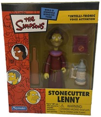 The Simpsons STONECUTTER LENNY Mail Away Action Figure (In Original Box) Bulk