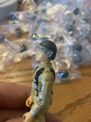 New Gi Joe Reproduction Visor And Helmet 2x Per Lot Fits OG Joes Dark Green