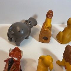 Disney Lion King Movie Figure Lot of 8 Plastic & Rubber Figures