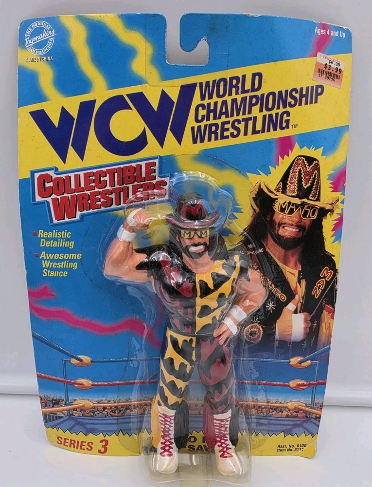 1994 WCW Original San Francisco Toymakers Inc. Series 3 Macho Man