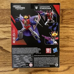 Hasbro Transformers: The Movie R.E.D. Coronation Starscream 6″ Action Walmart Ex