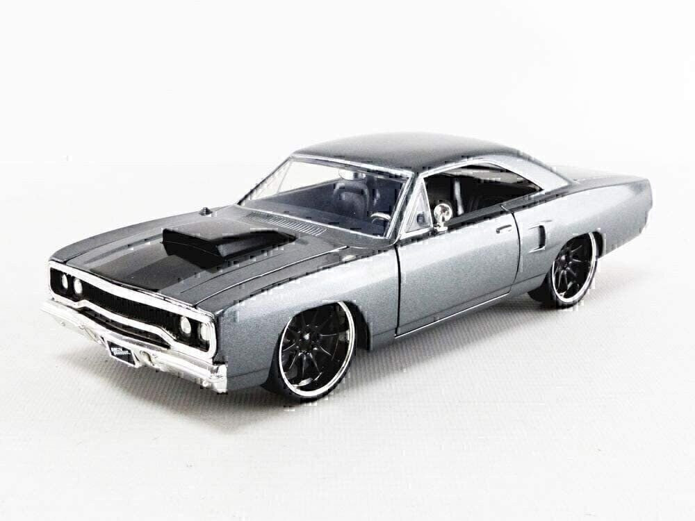 Fast & Furious 1:24 Dom’s 1970 Plymouth Roadrunner Die-cast Car, Toys for…