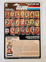 GI Joe ARAH Series 2 1983 Airborne v1 with Uncut Full Card Back – Complete