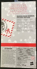 STAR WARS “MANDALORIAN WARRIOR (HOLIDAY EDITION)” BLACK SERIES 6″ FIGURE – F5305