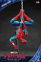 zd toys SPIDER-MAN new red and blue suit brand new day action figure ship August