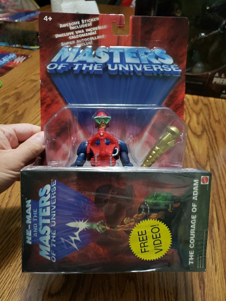 Masters Of The Universe 2002 Mekaneck Figure W/VHS Tape Mattel Factory Sealed