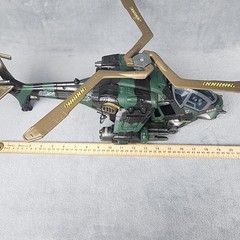 GI Joe Night Attack Chopper 2002 Hasbro Sound Attack Helicopter Vehicle