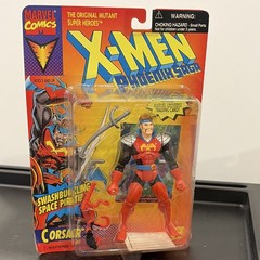 ToyBiz X-Men Phoenix Saga Corsair Action Figure w/ Trading Card, Sword, Hook