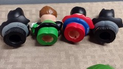 7 DC Comics Fisher Price Little People Batman Robin Joker Superman Wonder Woman+