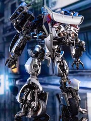 In Stock New LS-18 Jazz Silver Phantom Racing Car LS18 Transforms Action Figure