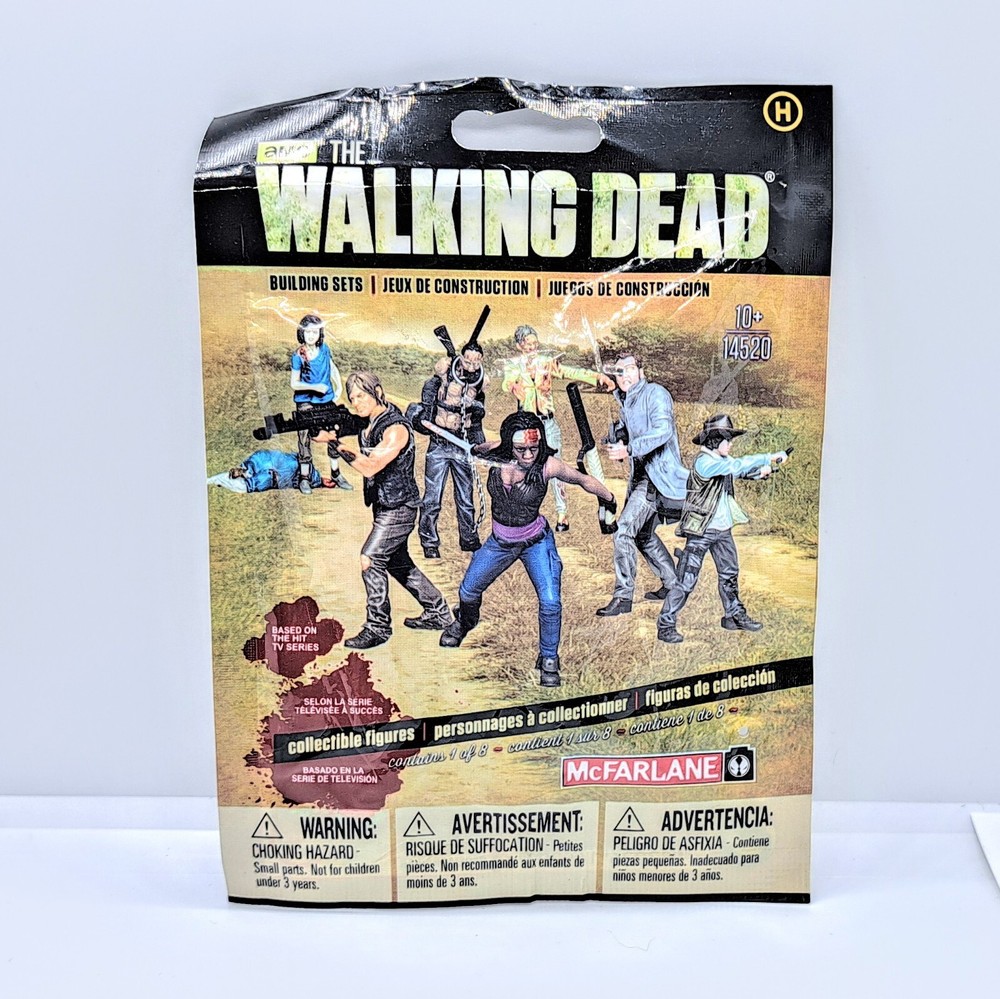1 x New Walker Blind Bag Figure The Walking Dead Building Set 14520 McFarlane