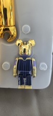 Garfield Gold Chrome Version 100% + 400% Bearbrick Set by Medicom Toy