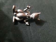 Vintage Tomy Pokemon Silver Metallic Mewtwo Figure