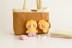 Kakao Friends Choonsik Soft Plush Doll Keyring Keychain Pajama Potato Bag Charm
