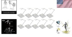 10pcs Action Figure Display Stand Holder Base