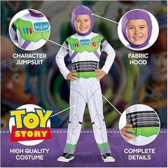 NEW Disney Official Toy Story Classic Buzz Lightyear Costume Kids 5-6 YEARS