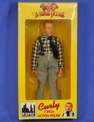 THREE STOOGES MOE LARRY CURLEY SHEMP 4-FIGURE SET 1999 SEALED FIGURES TOY CO.