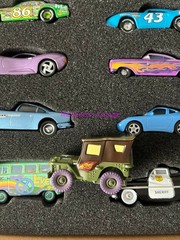 Disney Pixar Lightning McQueen Diecast Car Set Color Gift Box Alloy Toy For Kids