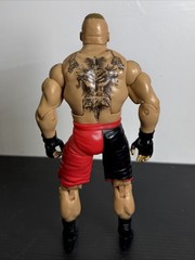 WWE Mattel Elite Brock Lesnar Red Black Shorts Wrestling Figure Loose