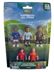 SuperGoal All Stars Soccer Collectible Action Figures 5 Pack Sealed 23 Players