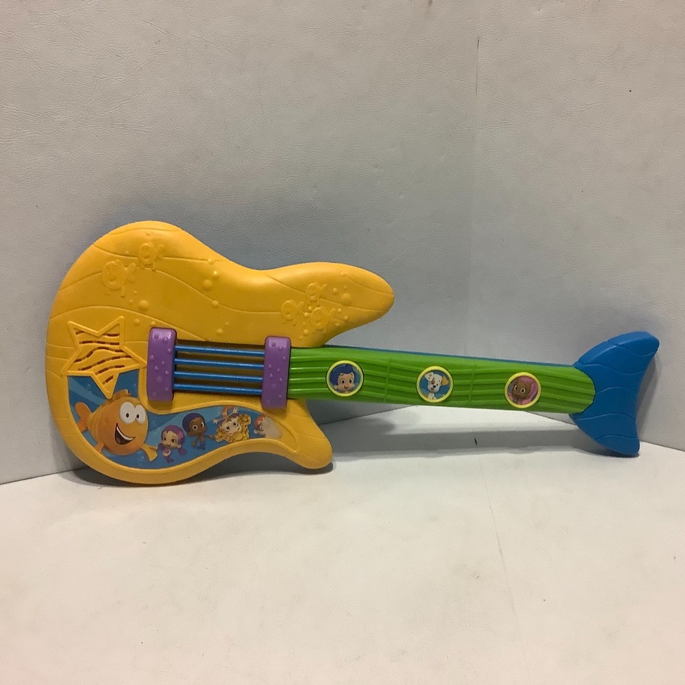 2012 Mattel Bubble Guppies Fin-Tastic Guitar Works 17″ Long