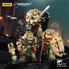 JOYTOY Warhammer 40K 1/18 Dark Angels Deathwing Knight Power Sword Storm Shield