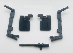 Vintage Star Wars Kenner 1983 Speeder Bike Handle Bar Flaps Gun 3d Printed Parts