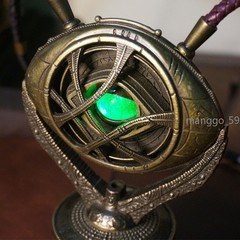 Doctor Strange 1:1 Eye Of Agamotto With Stand Full Metal Led Light New In Stock
