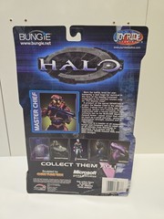 New/Sealed Red Master Chief Halo Series 2 JoyRide 2003 Figure bungie Rifle