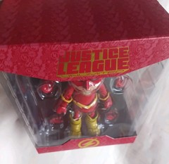 Herocross Hybrid Metal Figuration #017 Flash DC Justice League Open Box clean