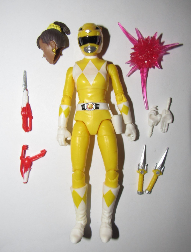 MMPR Power Rangers Lightning Collection figure Yellow Ranger from 2 pack