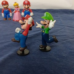 Mario Bros Mixed Lot Figures Yoshi Race Go Cart Peach Nintendo Jaks Loose Toys