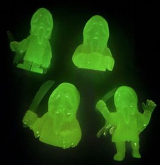 2025 Culturefly Scream Ghostface Tiny Mights 4 Glow In The Dark Rare Chases