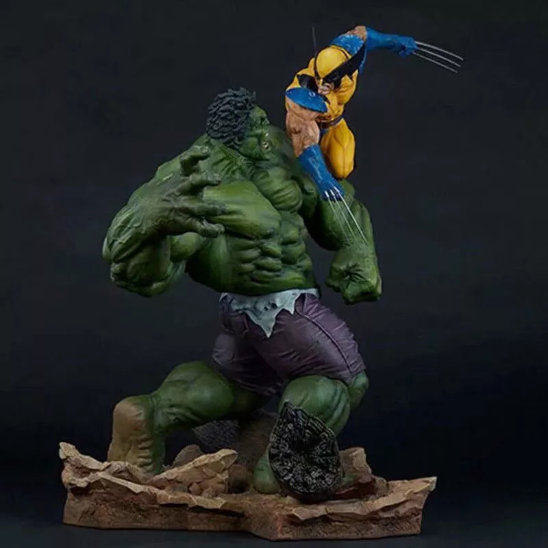Hulk VS. Wolverine PVC Figure Statue Model Toy Collection Christmas Gift Toy